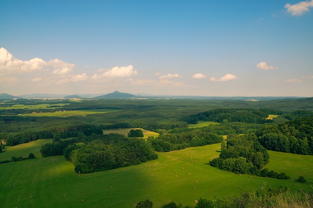 Landschaft von Nordböhmen