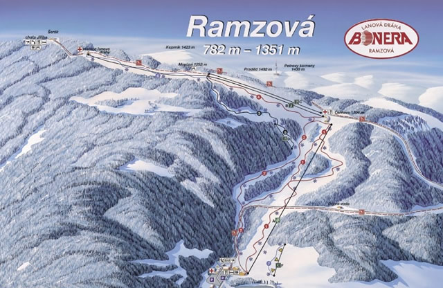 Skigebiet Ramzová Altvatergebirge