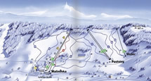 Skigebiet Bedřichov - Wintersport im Isergebirge, Tschechien