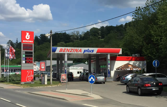 Tankstelle in Tschechien
