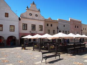 Hotel Arkada in Slavonice (ehem. Zlabings)