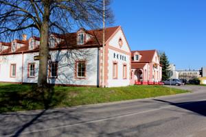 Hotel Atos in Trhové Sviny (ehem. Schweinitz in Böhmen)