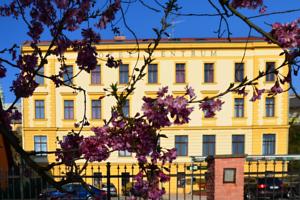 Altvatergebirge:  Das Hotel Centrum begrüßt Sie in Hranice gegenüber dem M...