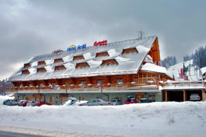 Hotel Grůň in Mosty u Jablunkova (ehem. Mosty in den Beskiden)