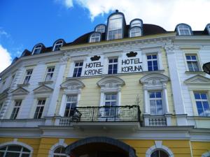 Hotel Koruna in Jeseník (ehem. Freiwaldau)