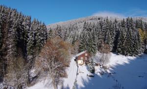 Hotel Myslivna in Černý Důl (ehem. Schwarzenthal)