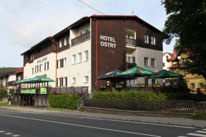 Hotel Ostry in Železná Ruda (ehem. Markt Eisenstein)