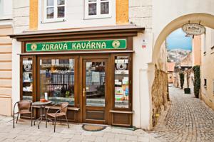 Hotel Zdravá Kavárna in Mikulov (ehem. Muschelberg)