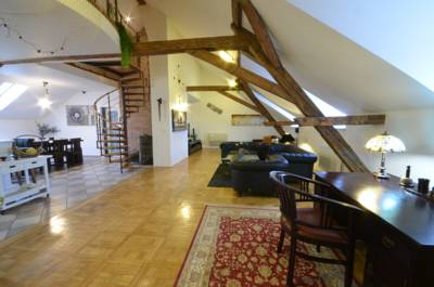 Apartment Attic Hastalska in Prag