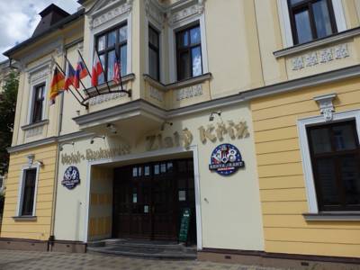 Hotel Zlatý Kříž in Teplitz