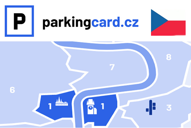 Parken mit Parkingcard.cz