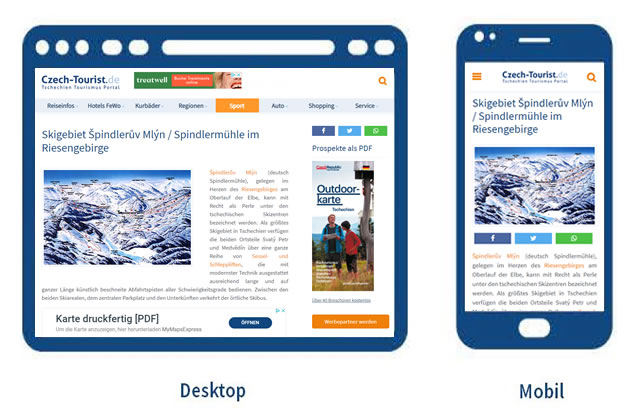 Werben auf Czech-Tourist.de
