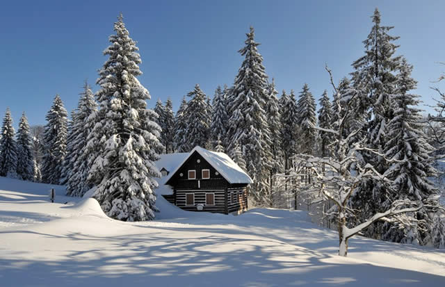 Schnee in Tschechien