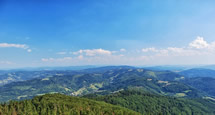 Natur der Region Zlín: Hostýn, Beskiden, Bata