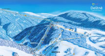 Skigebiet Deštné im Adlergebirge: Wintersport Tschechien Deštné, Winterurlaub in Deschney
