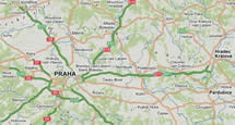 Landkarten Tschechien: Autokarten, Radfahrkarten, Historische Landkarten