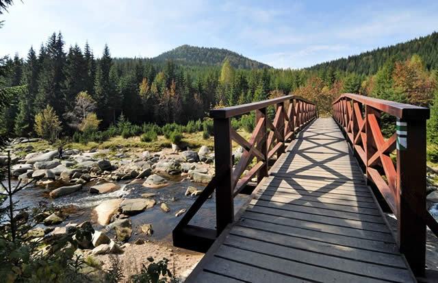 Wanderweg im Riesengebirge